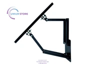 Philips 50PUS8009/62 4K Ambilight 32”- 55” inç / 82-140 Ekran Lcd Led Tv Çift Kollu Hareketli Duvar Askı Aparatı thumbnail 3