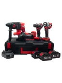 Attlas ATB 21 4'Lü Kömürsüz Kombo Set (Matkap+Taşlama+Kırıcı Delici+Somun Sıkma) thumbnail 1