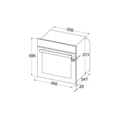 Silverline Beyaz Cam Ankastre Set BO65P4W01-CS5700E6W01-3481 Flam Beyaz (Buhar ve Airfryer Özellikli Fırın) thumbnail 7