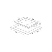 Silverline Beyaz Cam Ankastre Set BO65P4W01-CS5700E6W01-3481 Flam Beyaz (Buhar ve Airfryer Özellikli Fırın) thumbnail 6