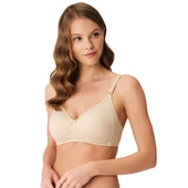 Anıl 3419 Kadın Balensiz Desteksiz Dolgusuz Toparlayıcı Yumuşak Süngerli Günlük Klasik Küçültücü Sütyen thumbnail 4