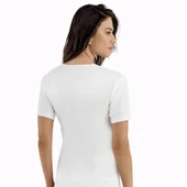 Şahinler MB010 Kadın Ribana Kısa Kol Büyük Beden Atlet No:64 (3XL) thumbnail 2