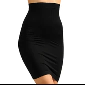 Anıl 2604 Kadın Toparlayıcı Vücut İnceltici Dikişsiz Yüksek Bel Etek Korse thumbnail 4