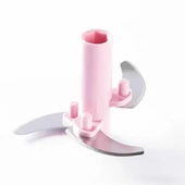 Tantitoni Füme Pembe Küçük Pratik Doğrayıcı 400Ml thumbnail 2