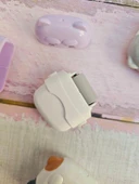 Sevimli Kedi Silgi Rulo Silgi, Toz Hazneli Silgi - Pembe thumbnail 5