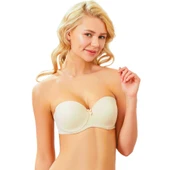 Anıl 3113S Kadın Balenli Desteksiz Dolgusuz Askısız Straplez Günlük Klasik T-Shirt Sütyeni thumbnail 4