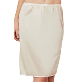 Anıl 616 Kadın Polyamid Kumaşlı Diz Altı Uzun Etek Altı Jüpon thumbnail 3