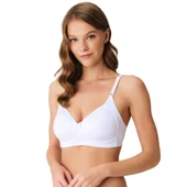 Anıl 3419 Kadın Balensiz Desteksiz Dolgusuz Toparlayıcı Yumuşak Süngerli Günlük Klasik Küçültücü Sütyen thumbnail 6