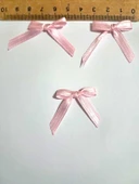 Pratikbox Mini Fiyonk / Saten 0,6cm'lik /6mm / Hediyelik / Süsleme / Pembe Renk / 100 Adet / thumbnail 2