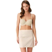 Anıl 615 Kadın Polyamid Kumaşlı Diz Üstü Kısa Etek Altı Jüpon thumbnail 1