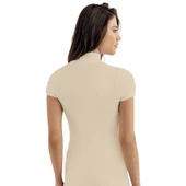 Şahinler MB1035 Bayan Likralı Kısa Kol Balıkçı Yak thumbnail 4