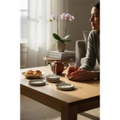 Akayev Porselen Birdy Çay Tabağı 6 Parça thumbnail 2