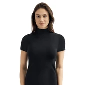 Şahinler MB1035 Bayan Likralı Kısa Kol Balıkçı Yak thumbnail 5