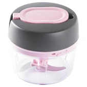 Tantitoni Füme Pembe Küçük Pratik Doğrayıcı 400Ml thumbnail 1