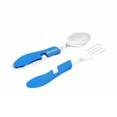 Orcamp Kamp Çatal Kaşık Bıçak Seti Mavi thumbnail 2