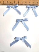 Pratikbox Mini Fiyonk / Saten 0,6cm'lik /6mm / Hediyelik / Süsleme / Mavi Renk / 50 Adet thumbnail 3