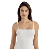 Şahinler MB1055 Bayan Likralı Yaka Dantelli Atlet thumbnail 1