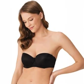 Anıl 3241 Kadın Balenli Destekli Dolgulu Askısız Straplez Günlük Klasik T-Shirt Sütyeni thumbnail 5