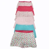 Öztaş 4726 Kız Çocuk Baskılı Şort Külot 6'lı Paket thumbnail 1