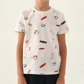 Arnetta 2984C Erkek Çocuk Bermuda Pijama Takım thumbnail 4