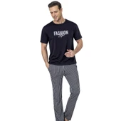 Alperi 18016 Erkek Yazlık Kısakol Pijama Takım thumbnail 2