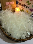 Pratikbox Fiyonk / Tül 2cm'lik / Hediyelik / Süsleme / Krem Renk / 50 Adet thumbnail 1