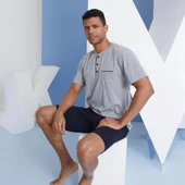 Kly 2010 Erkek Midi Yaka Şortlu Takım thumbnail 3