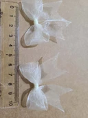 Pratikbox Fiyonk / Tül 2cm'lik / Hediyelik / Süsleme / Krem Renk / 50 Adet thumbnail 3