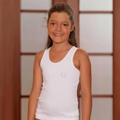 Şahinler BC093 Baskılı Kız Çocuk Askılı Atlet  (10-11 Yaş) thumbnail 2