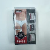 Öztaş 1120 Erkek 3'lü Melanj Tanga Külot thumbnail 3