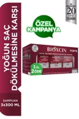 Bioxcin Forte Şampuan Tüm Saç Tipleri Için 3x300ml Yoğun Saç Dökülmesi Şampuanı thumbnail 1
