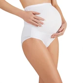 Anıl 2588 Kadın Pamuk ve Modal Kumaş Yüksek Bel Hamile Külodu thumbnail 2