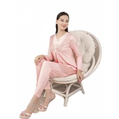 Rozalinda 127 Kadın Kışlık Lohusa Pijama Takım thumbnail 3