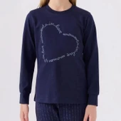 Arnetta AR3050G Kız Çocuk Garson Kışlık Pijama Takım thumbnail 10