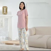Rozalinda 2712 Kadın Yazlık Pijama Takım thumbnail 2