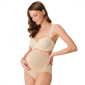 Anıl 2588 Kadın Pamuk ve Modal Kumaş Yüksek Bel Hamile Külodu thumbnail 3