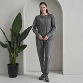 Poleren 8126 Kadın Kışlık Pijama Takım thumbnail 2