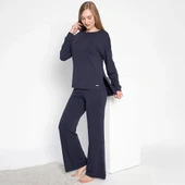 Confeo 840-638 Kadın Kışlık Uzunkol Pijama Takım thumbnail 2