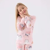 RolyPoly RP3460C Kız Çocuk Kışlık Pijama Takım thumbnail 2