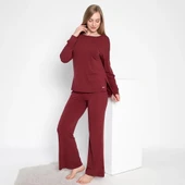 Confeo 840-638 Kadın Kışlık Uzunkol Pijama Takım thumbnail 1
