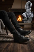 Big King Fermuarlı İçi Kürklü Hakiki Deri Erkek Bot thumbnail 2