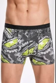 İlke 1601 Erkek Likralı Desenli Boxer thumbnail 4