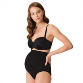 Anıl 2588 Kadın Pamuk ve Modal Kumaş Yüksek Bel Hamile Külodu thumbnail 4