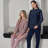 Poleren 8123 Kadın Kışlık Pijama Takım thumbnail 5