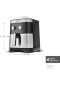 Karaca Gourmet 9 Litre Ekstra Büyük Hacim 8 Kişilik Airfryer thumbnail 2
