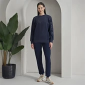 Poleren 8123 Kadın Kışlık Pijama Takım thumbnail 2