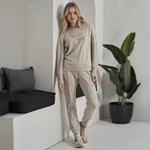 Poleren 8126 Kadın Kışlık Pijama Takım thumbnail 4