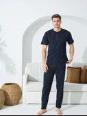Kly 9600 Erkek Yazlık V-Yaka Pijama Takım thumbnail 6