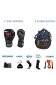 Gifttoom, Kıck Boks Sporcu Çantalı antrenman Seti Boxing Gloves, Dragon Yakuza Boks Eldiveni seti thumbnail 1