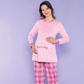 Over Sleep 757 Kadın Lohusa PijamaTakım thumbnail 2